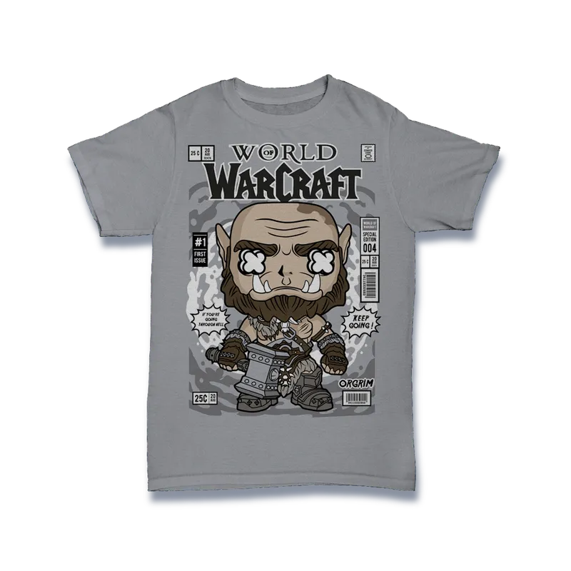 BIGTIME Comic Style War Craft T-Shirt Unisex default Front #farbe_default