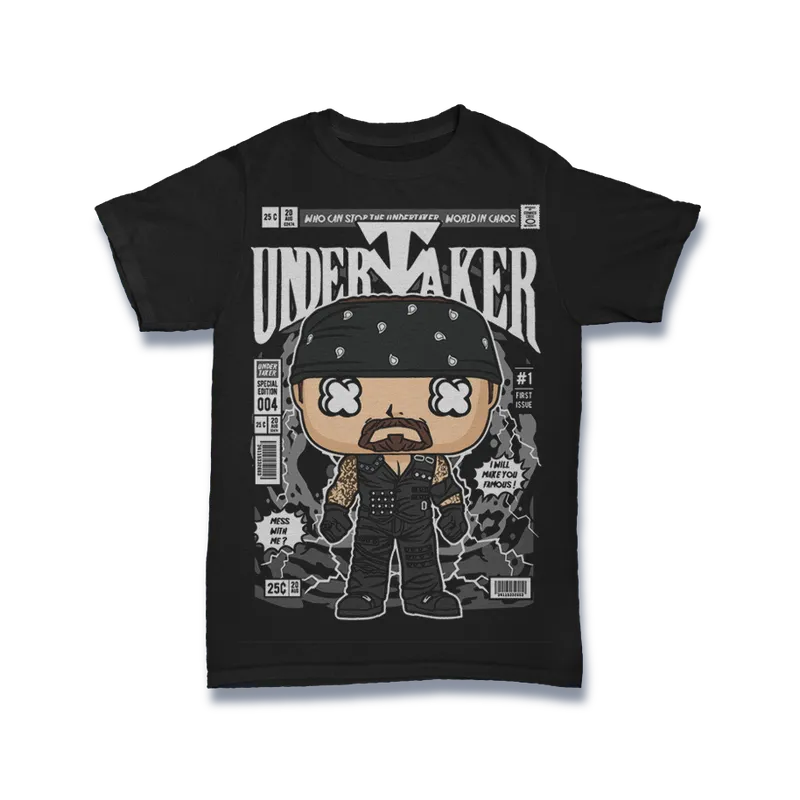 BIGTIME Comic Style WWE Undertaker T-Shirt Unisex default Front #farbe_default