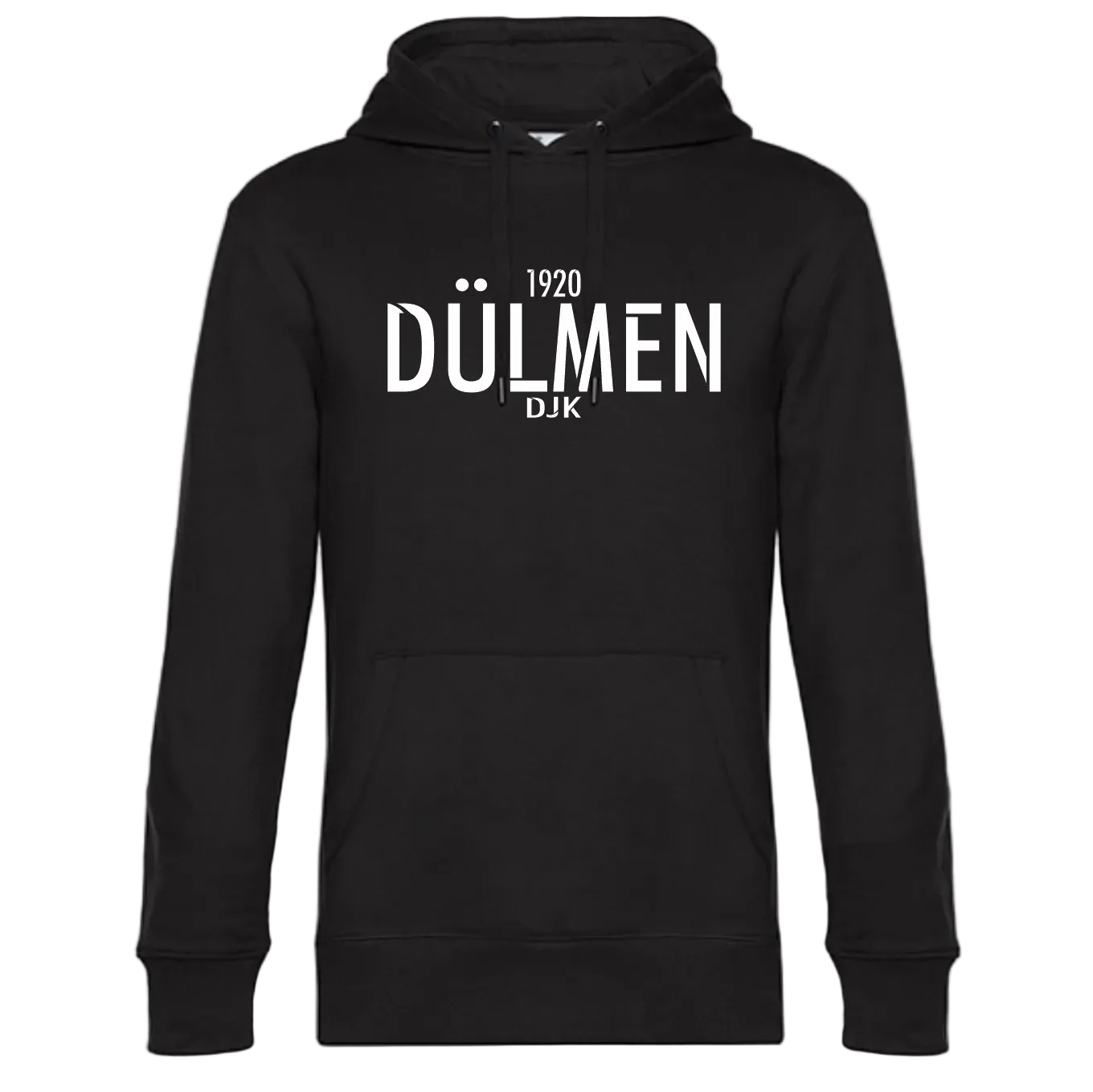 BIGTIME DJK SF Dülmen | Fan Hoodie schwarz Front #farbe_schwarz