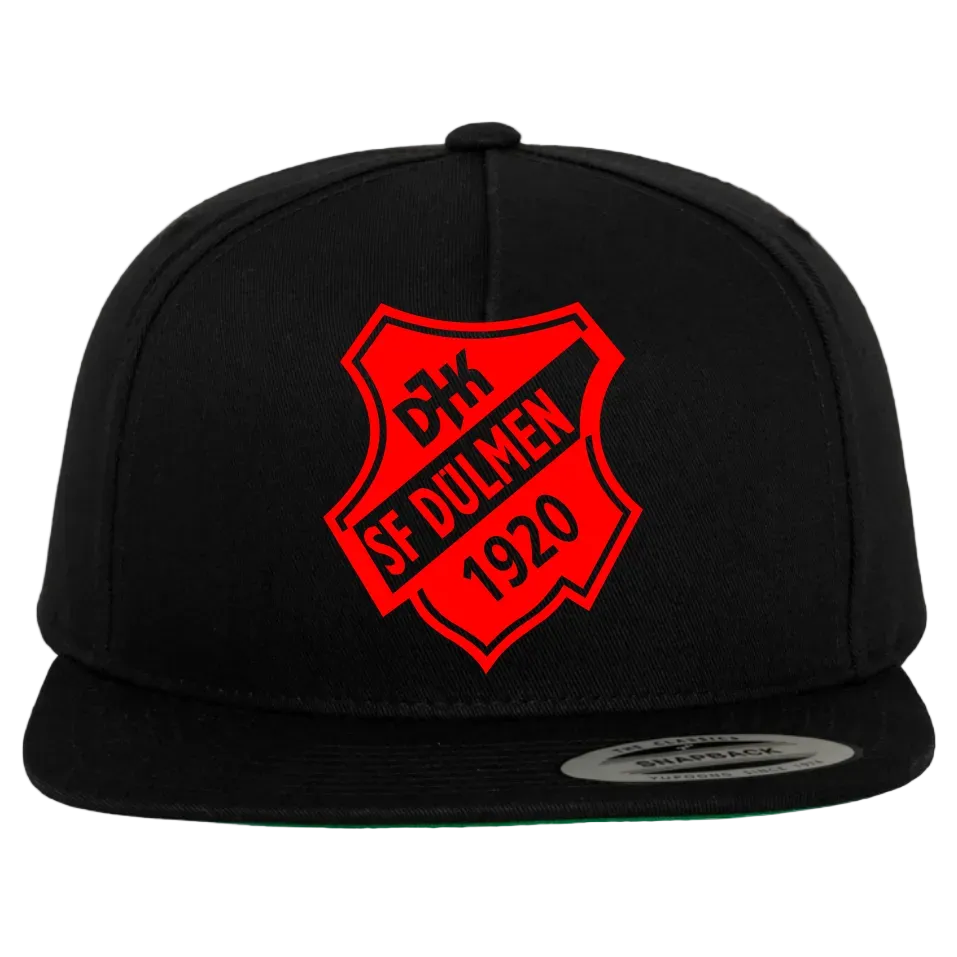 BIGTIME DJK SF Dülmen | Snapback Cap schwarz Front #farbe_schwarz