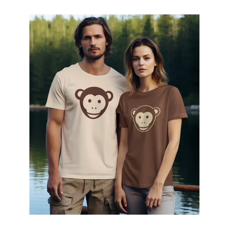 BIGTIME Dschungel Camp Ape Shirt Herren sand Front #farbe_sand