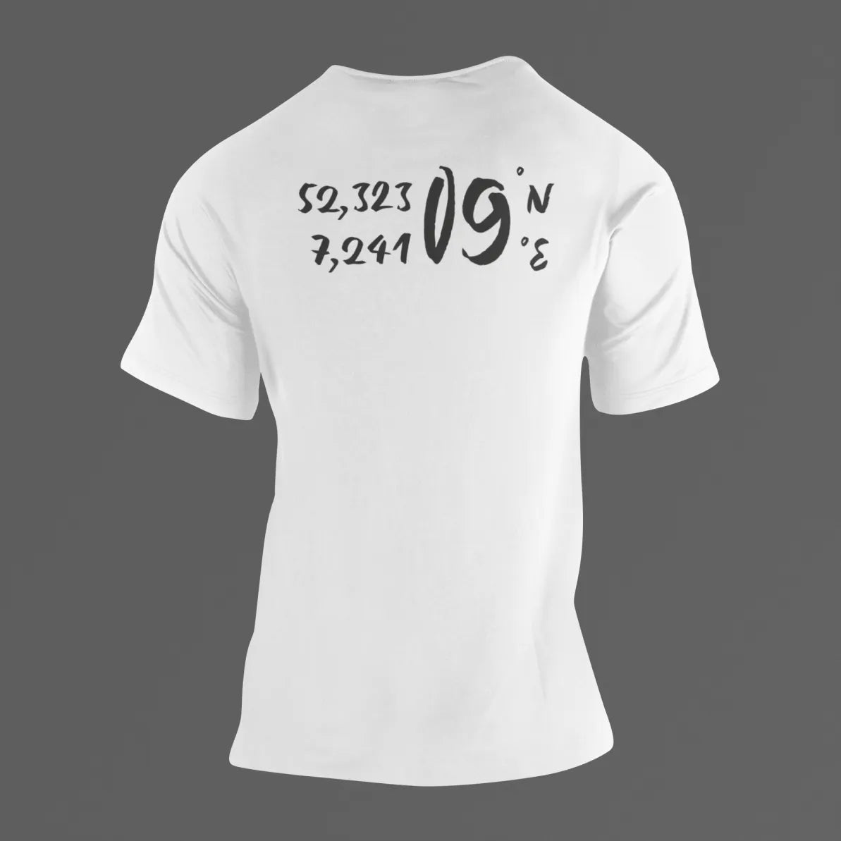 BIGTIME KIDS | T-Shirt - FC09 Koordinaten weiss Front