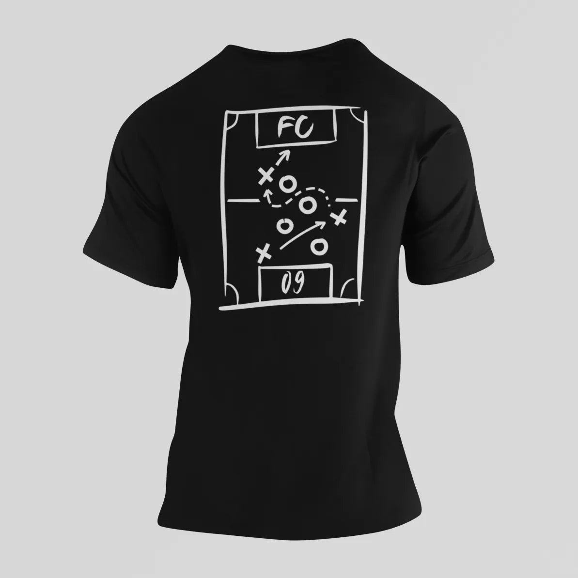 BIGTIME KIDS | T-Shirt - FC09 Taktiktafel schwarz Front