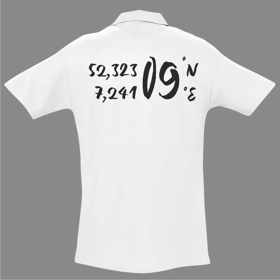 BIGTIME Poloshirt - FC09 Koordinaten - Damen Front