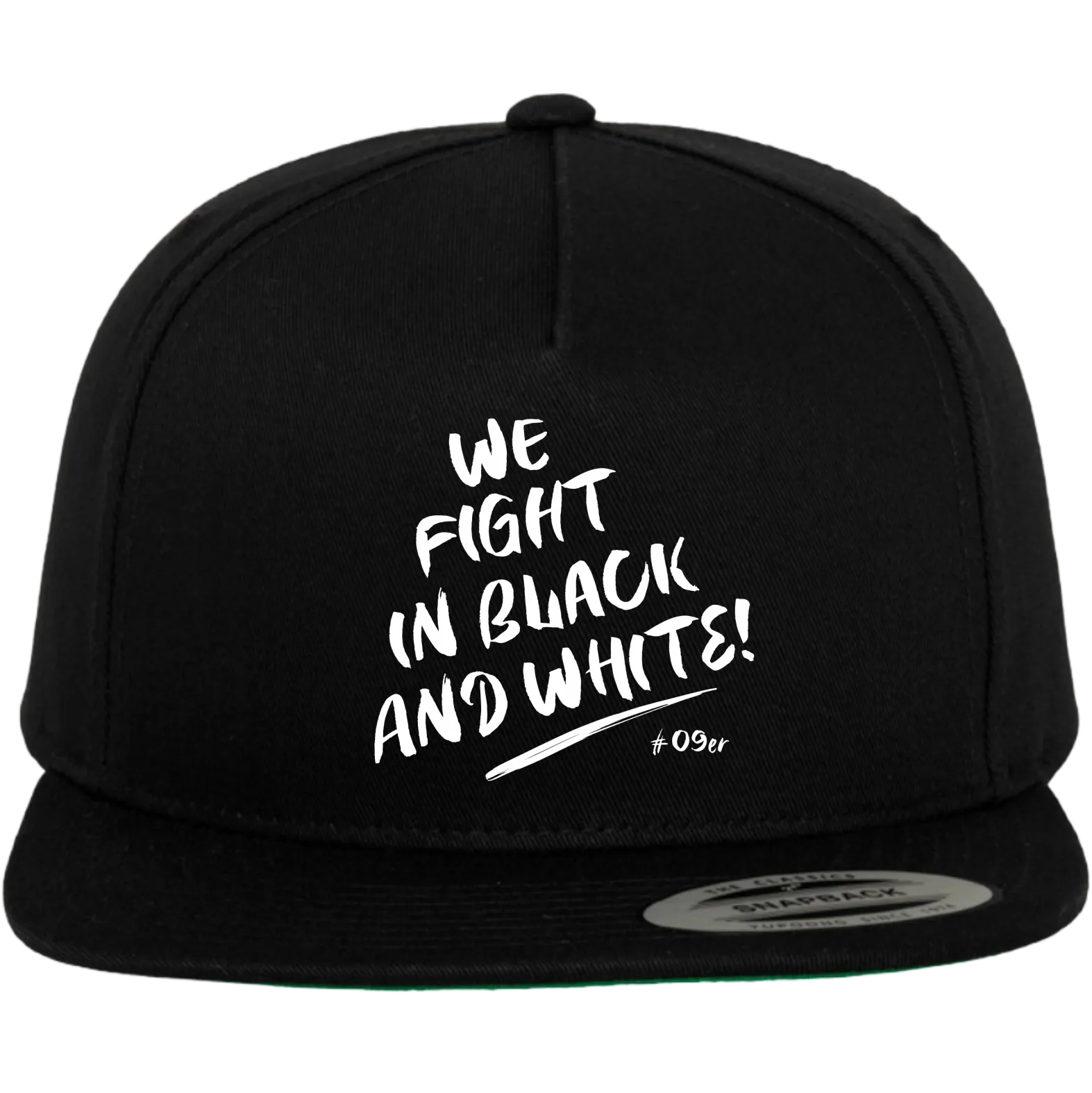 BIGTIME Flexfit Cap - FC09 - Fight schwarz Front #farbe_schwarz