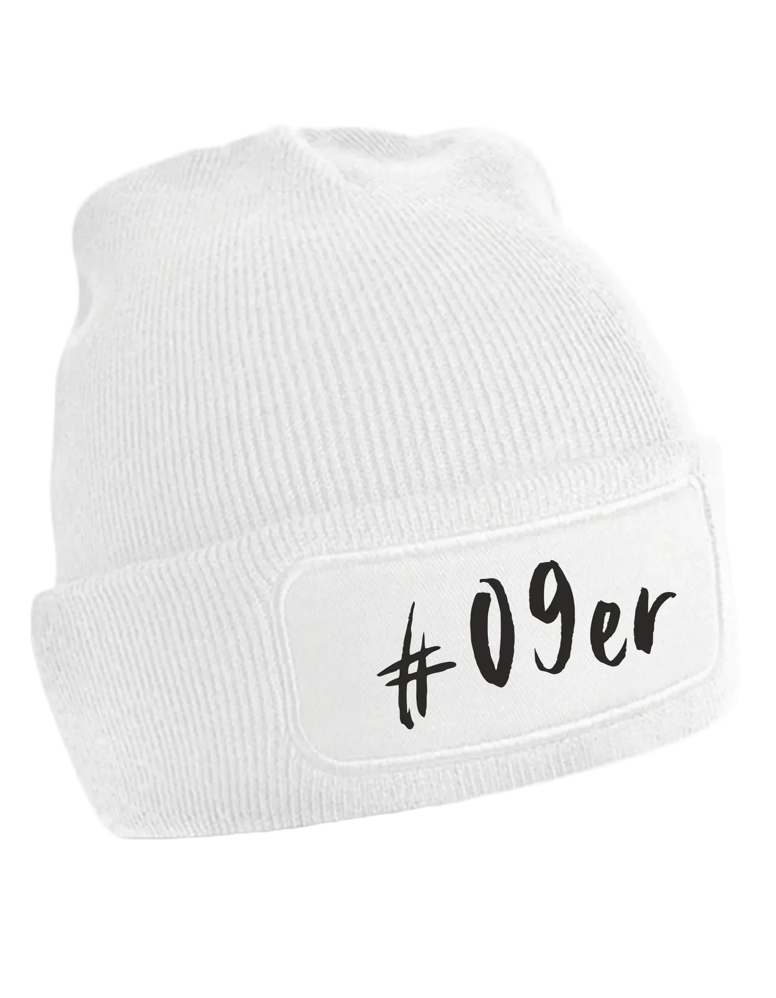 BIGTIME KIDS | #09er Original Patch Beanie weiss Front #farbe_weiss