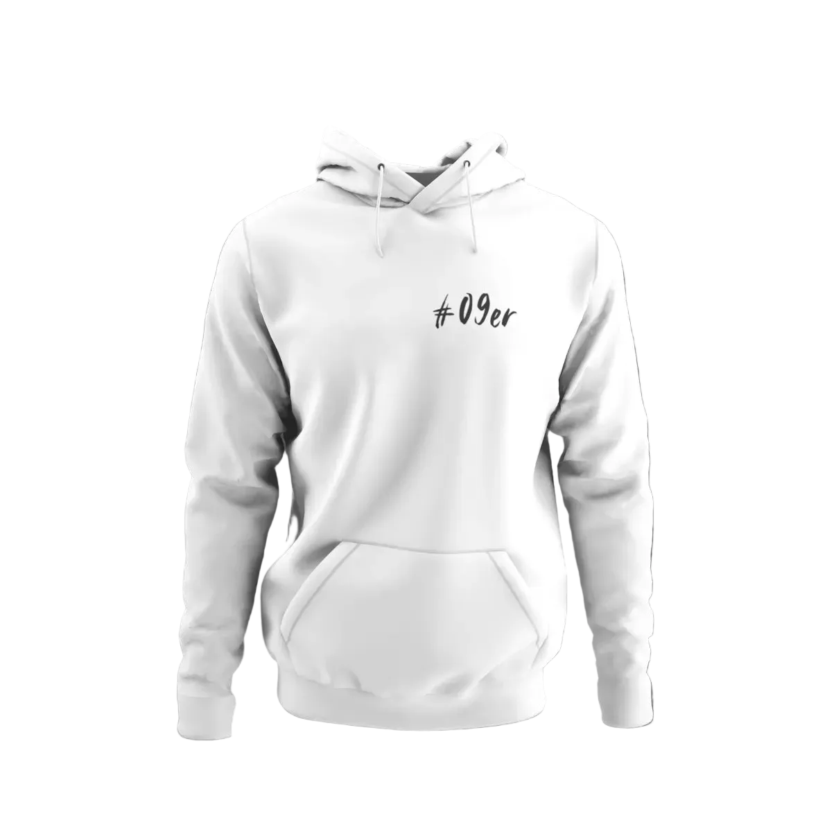 BIGTIME KIDS | Hoodie - FC09 Fußball - Zipper-Hoodie weiss Rücken #farbe_weiss