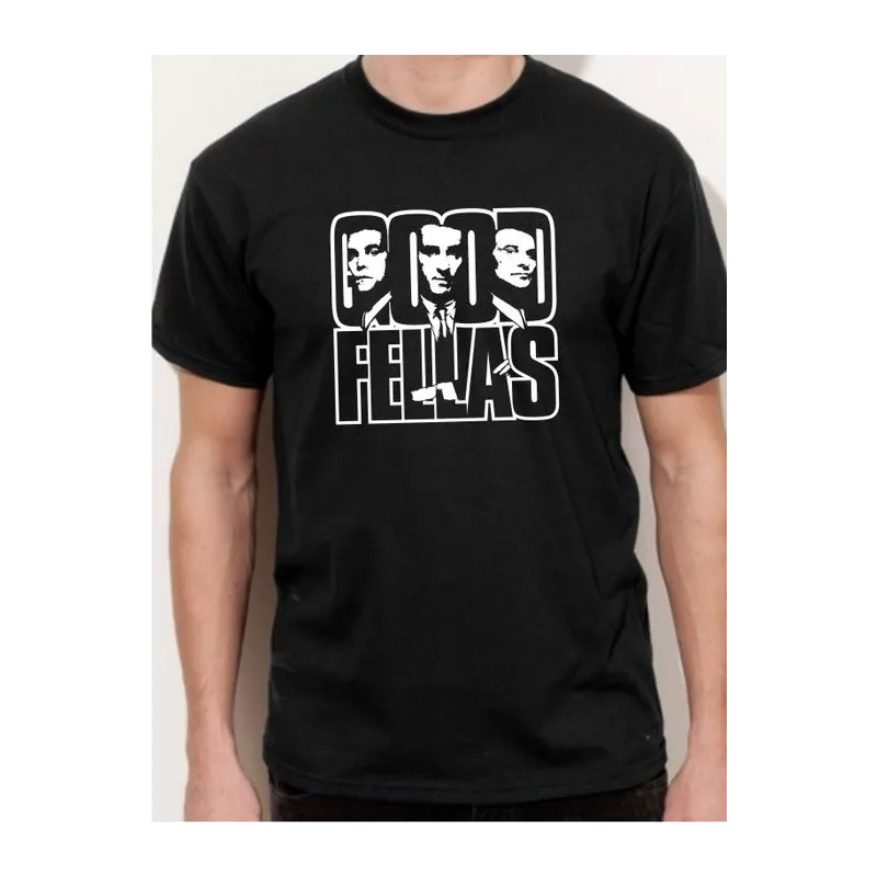 BIGTIME Filme & Serien Goodfellas Mafia schwarz T-Shirt Unisex schwarz Front #farbe_schwarz