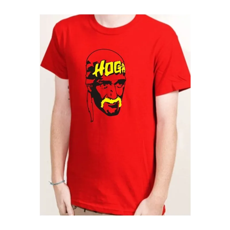 BIGTIME Filme & Serien Hulk Hogan WWE rot T-Shirt Unisex rot Front #farbe_rot