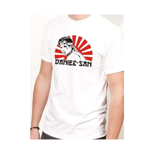 BIGTIME Filme & Serien Karate Kid Daniel San Design 1 T-Shirt Unisex grau Front #farbe_grau