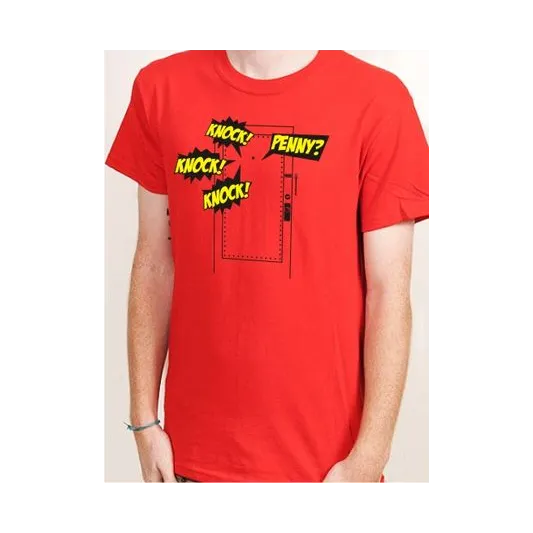 BIGTIME Filme & Serien Knock Knock Penny Bazinga Design 1 T-Shirt Unisex sapphire Front