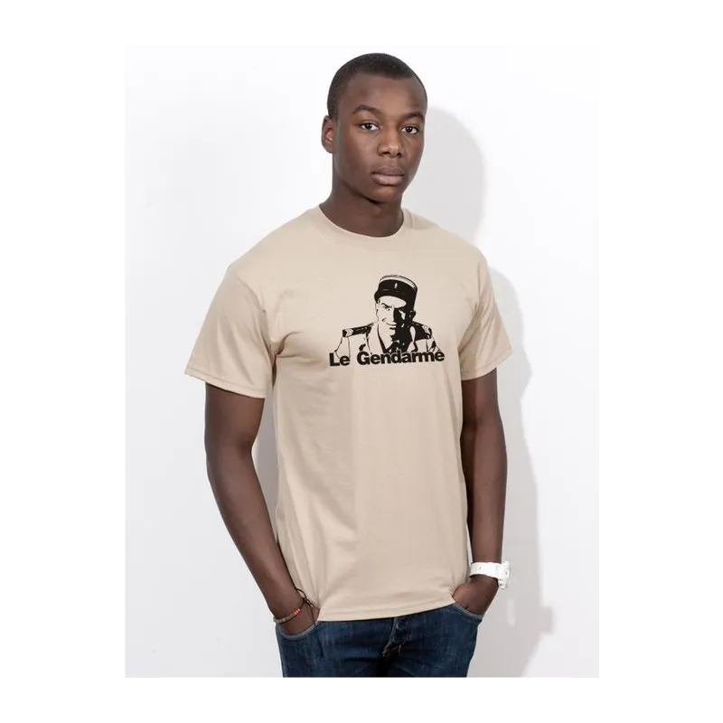 BIGTIME Filme & Serien Le Gandarme beige T-Shirt Unisex beige Front #farbe_beige
