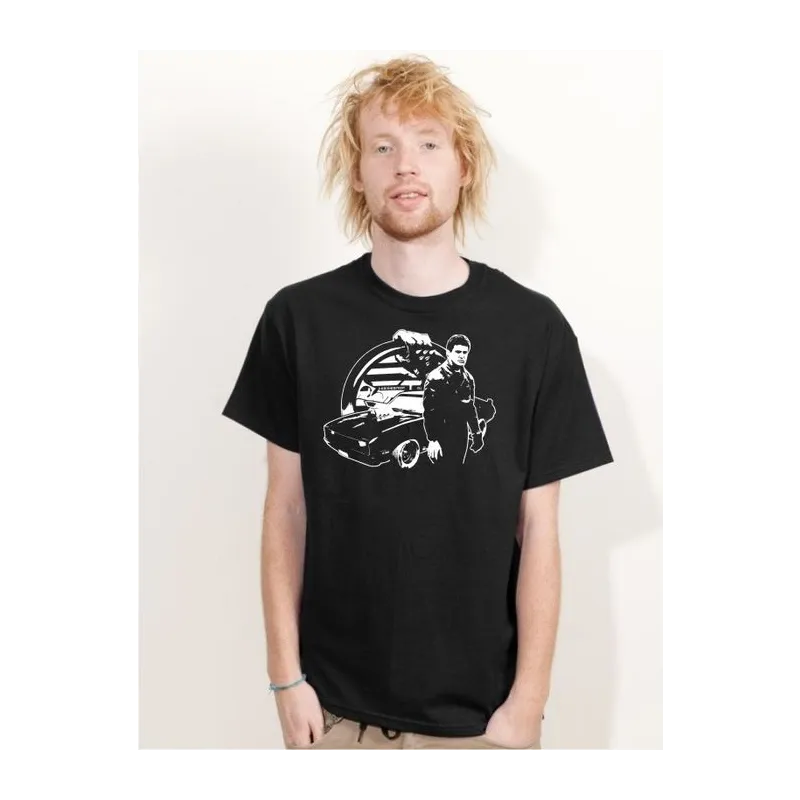 BIGTIME Filme & Serien Mad Max schwarz T-Shirt Unisex schwarz Front #farbe_schwarz