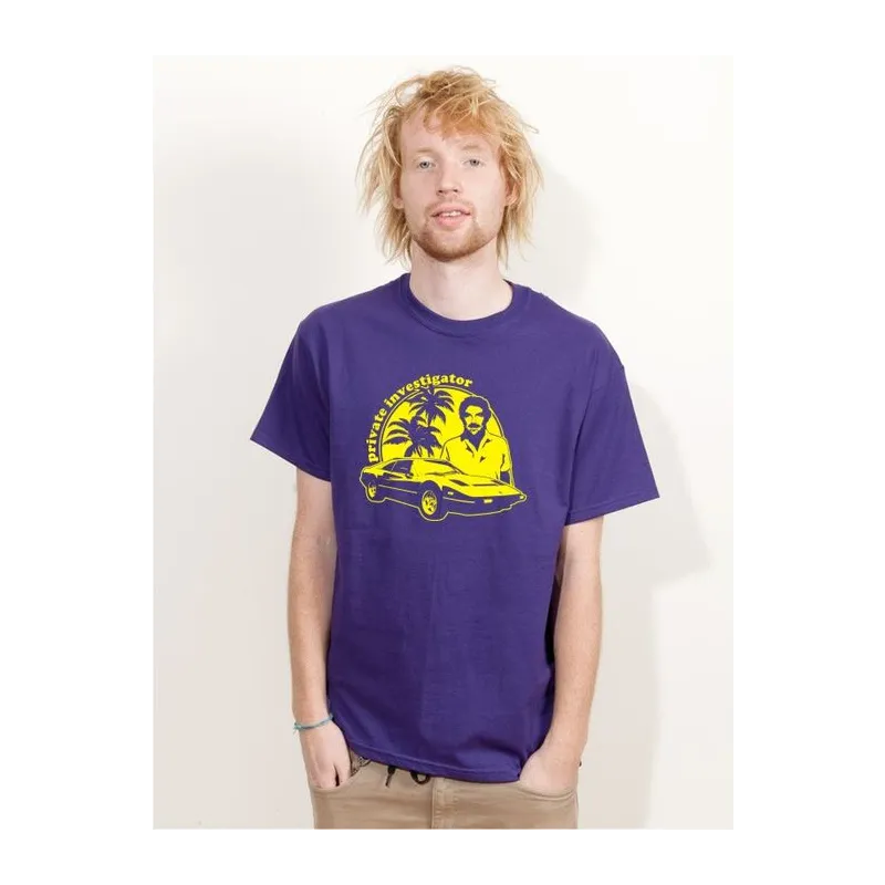 BIGTIME Filme & Serien Magnum lila T-Shirt Unisex lila Front #farbe_lila