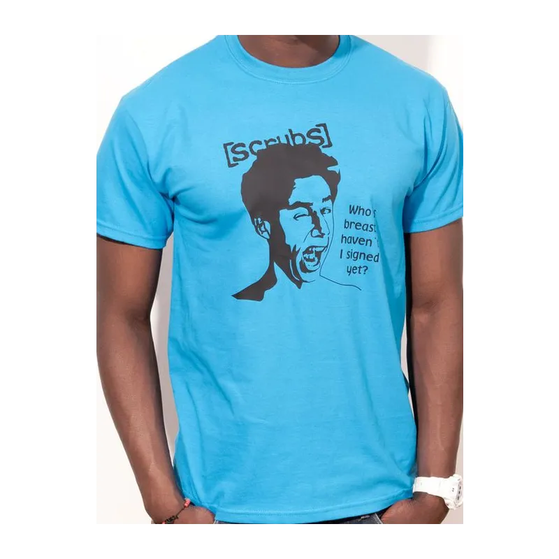 BIGTIME Filme & Serien Scrubs JD royalblau T-Shirt Unisex royalblau Front #farbe_royalblau