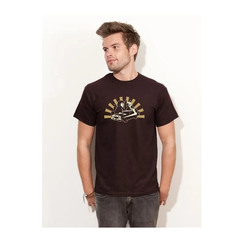 BIGTIME Filme & Serien Starsky & Hutch braun T-Shirt Unisex braun Front #farbe_braun