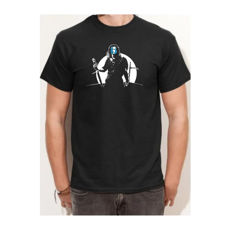 BIGTIME Filme & Serien T-Shirt Mel Gibson Braveheart schwarz Herren schwarz Front