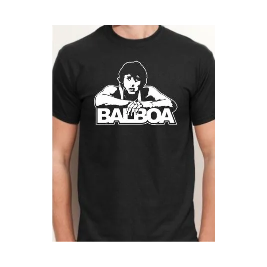 BIGTIME Filme & Serien T-Shirt Rocky Balboa Design 2 Herren schwarz Front