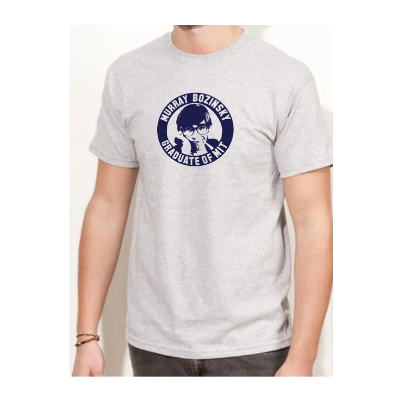 BIGTIME Filme & Serien Trio mit 4 Fäusten Murray Bozinsky Serien Shirt grau T-Shirt Herren grau Front
