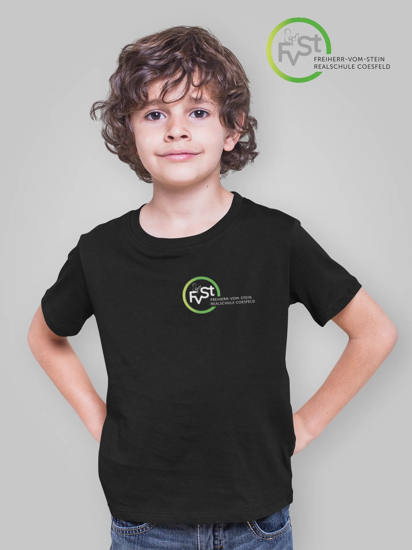 BIGTIME FVST Schul T-Shirt Kids schwarz