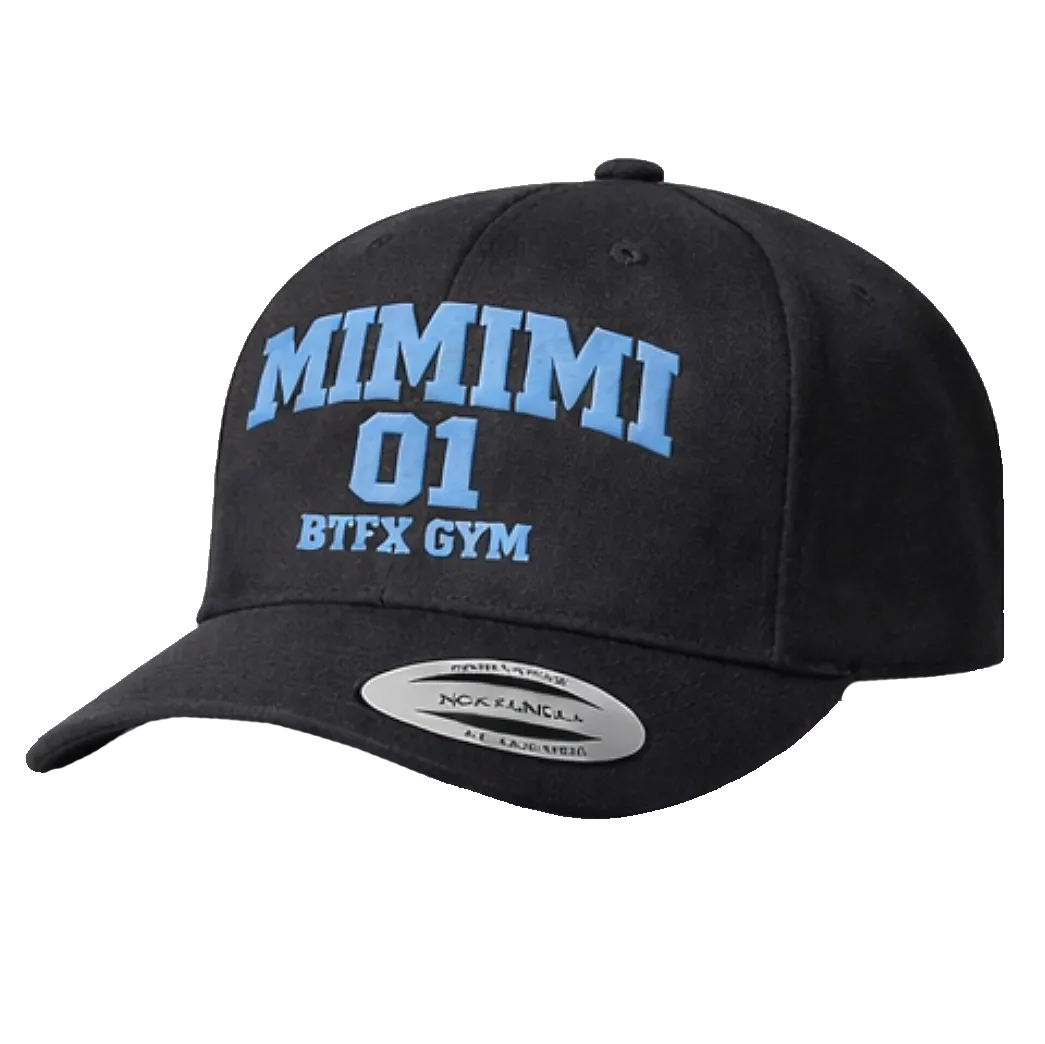 BIGTIME Snap Cap MIMIMI unisex schwarz Front