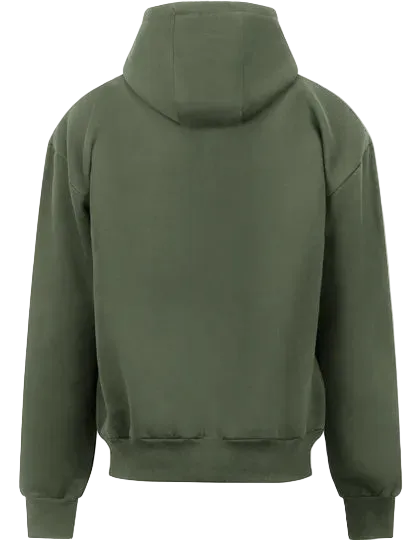 BIGTIME Gym Oversized Jacke Heavywight bottle green unisex Rücken