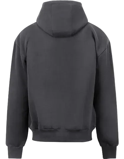 BIGTIME Gym Oversized Jacke Heavywight solid charcoal unisex Rücken