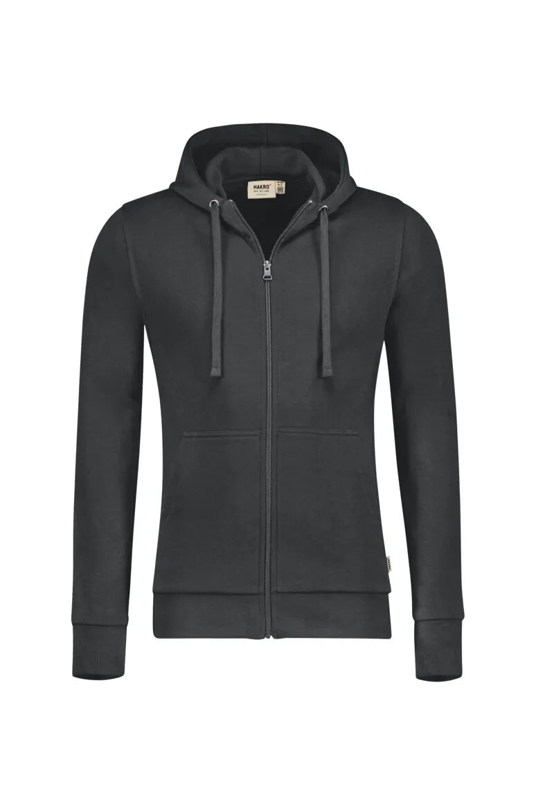 Hakro Kapuzen-Sweatjacke Premium Unisex anthrazit Front