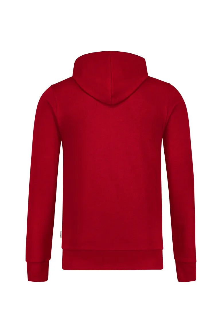 Hakro Kapuzen-Sweatjacke Premium Unisex rot Rücken