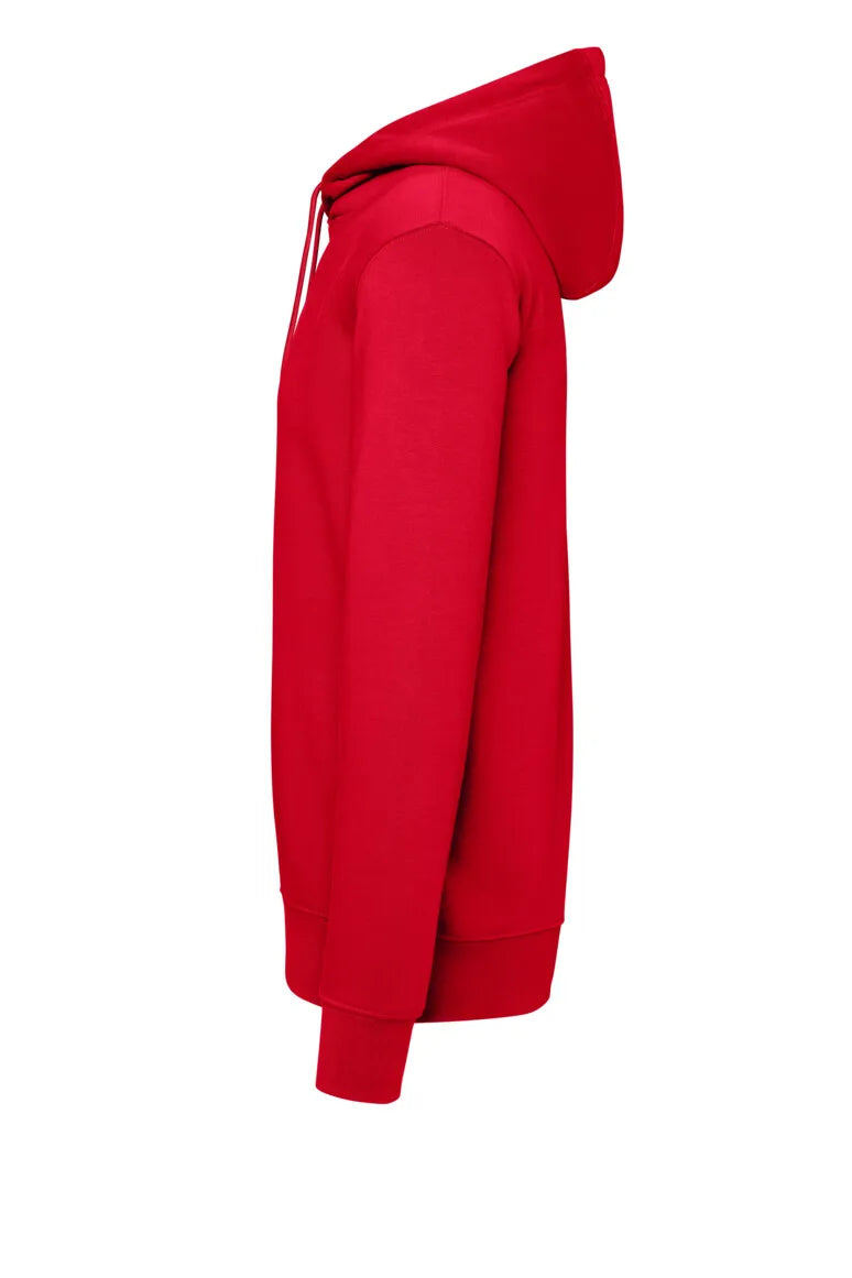 Hakro Kapuzen-Sweatshirt Bio-Baumwolle Unisex rot Seite