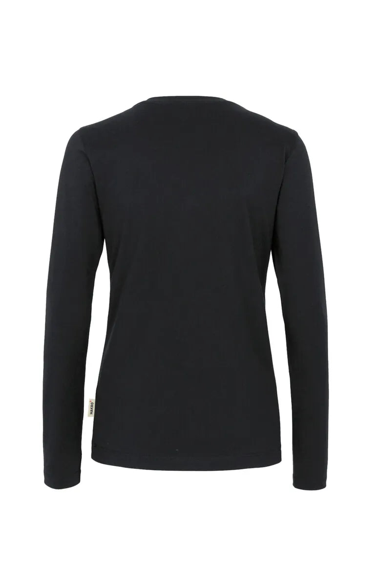 Hakro Longsleeve Classic Damen schwarz Rücken