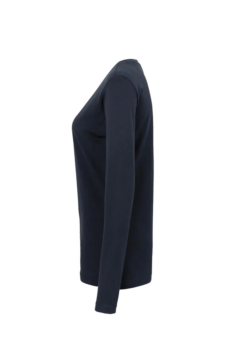 Hakro Longsleeve Classic Damen tinte Seite
