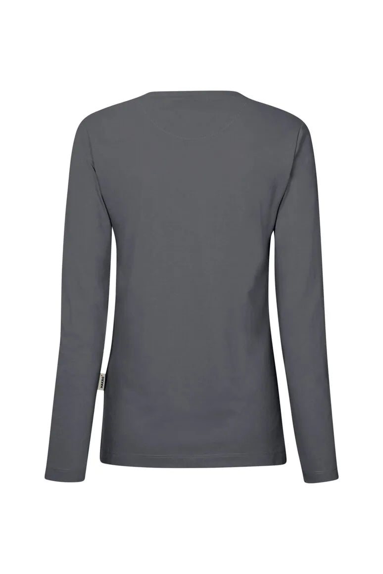 Hakro Longsleeve MIKRALINAR Damen anthrazit Rücken