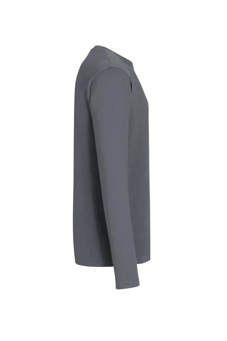 Hakro Longsleeve MIKRALINAR Herren anthrazit Seite