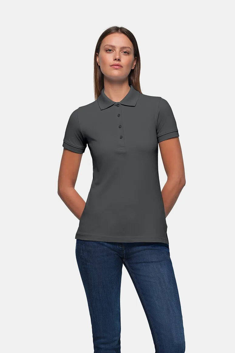 Hakro Poloshirt Classic Damen anthrazit Lifestyle