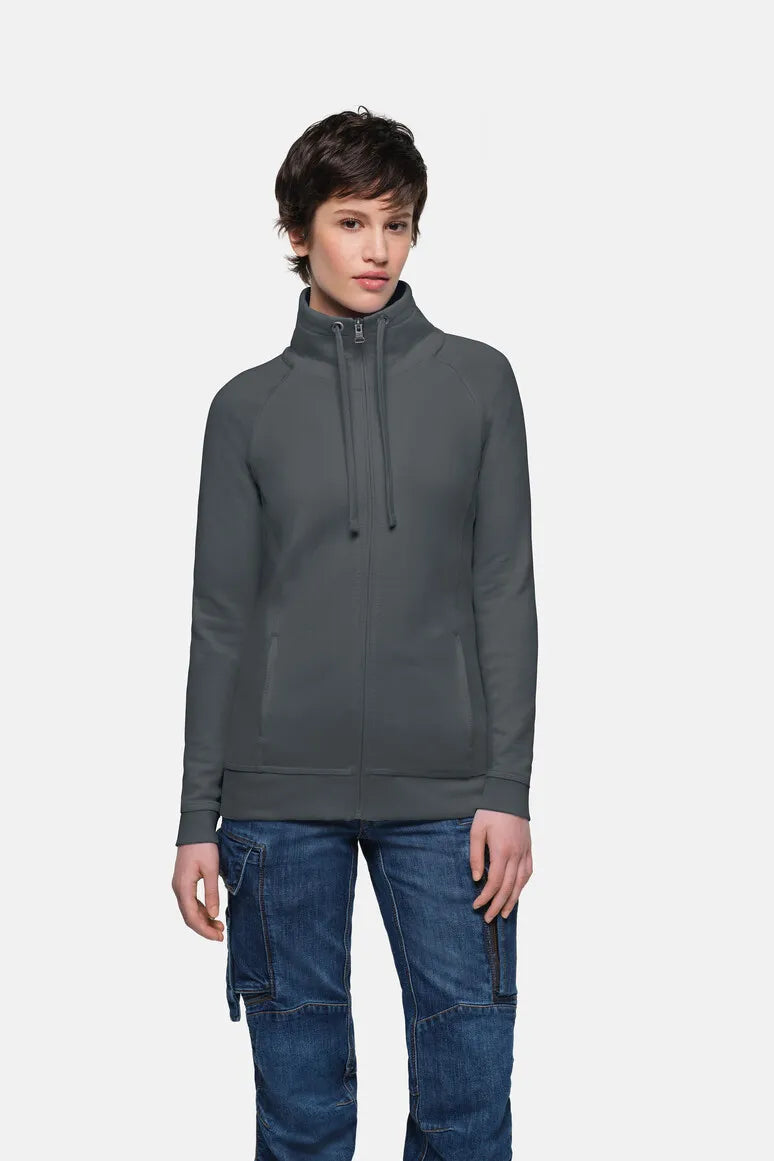 Hakro Sweatjacke Premium Damen anthrazit Lifestyle