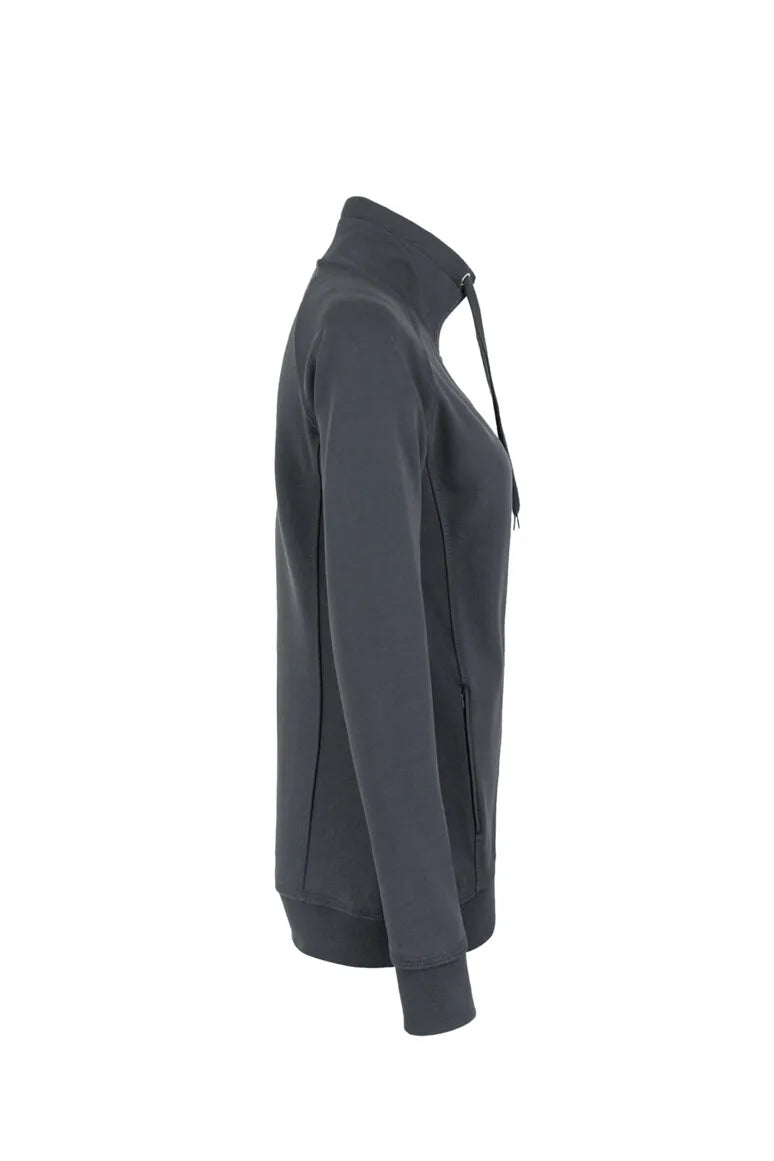 Hakro Sweatjacke Premium Damen anthrazit Seite