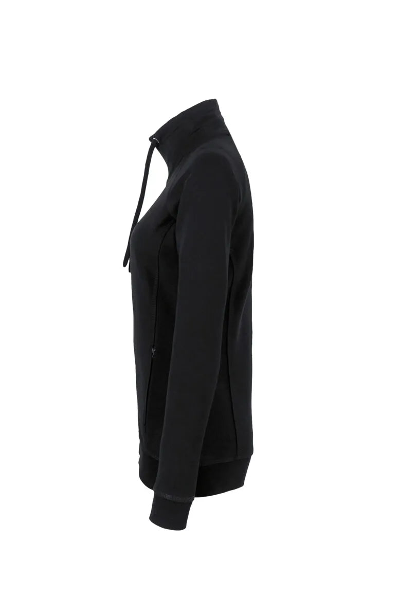 Hakro Sweatjacke Premium Damen schwarz Seite