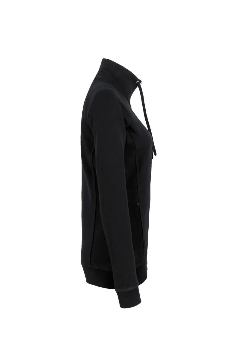 Hakro Sweatjacke Premium Damen schwarz Seite