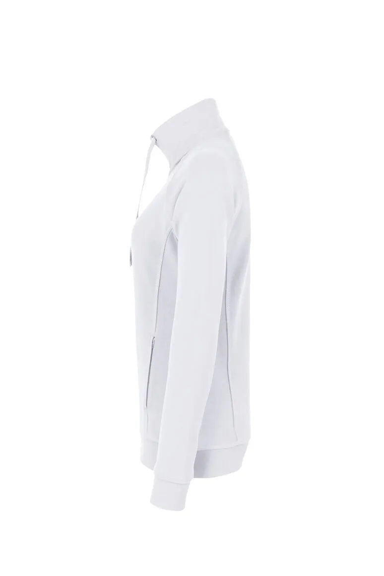 Hakro Sweatjacke Premium Damen weiss Seite