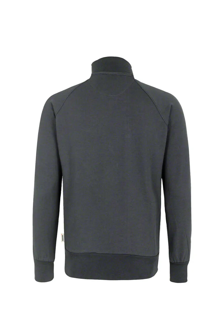 Hakro Sweatjacke Premium Herren anthrazit Rücken