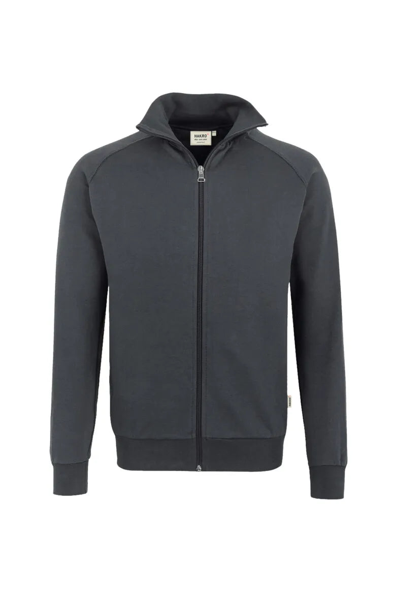 Hakro Sweatjacke Premium Herren anthrazit Front