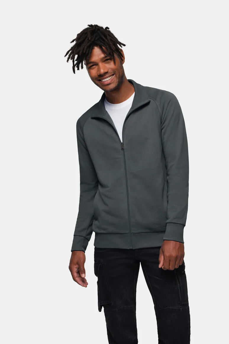 Hakro Sweatjacke Premium Herren anthrazit Lifestyle