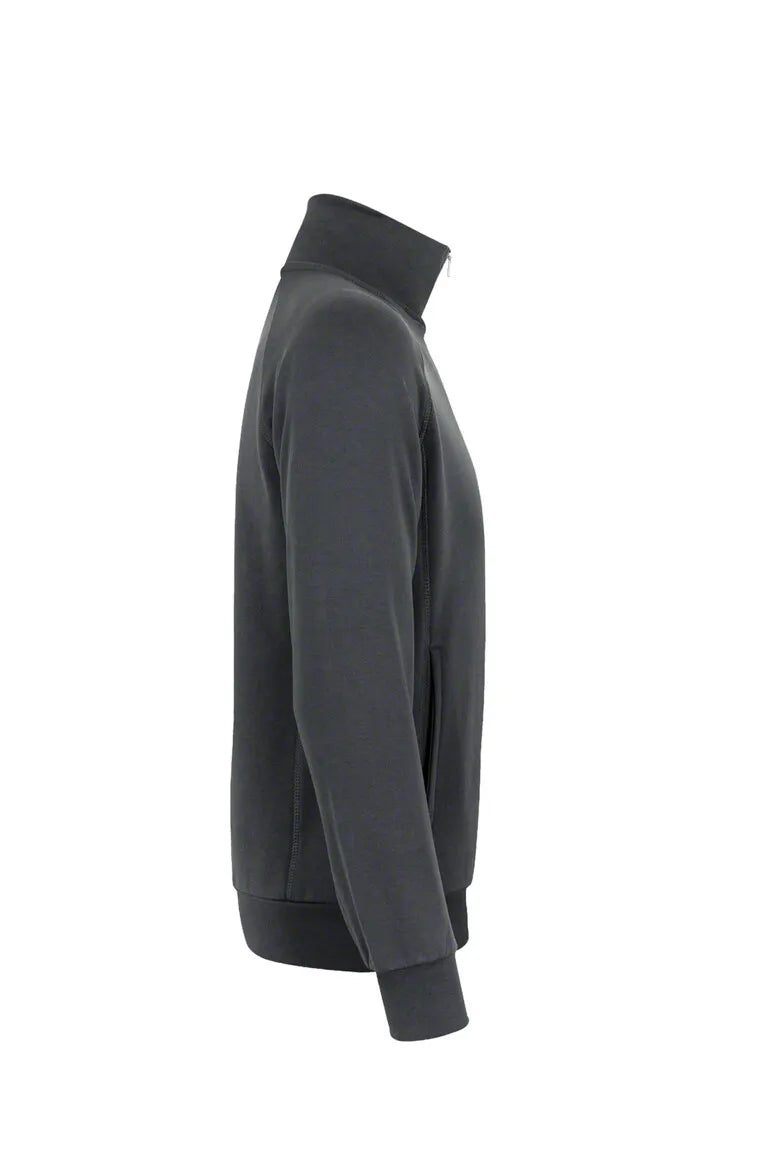 Hakro Sweatjacke Premium Herren anthrazit Seite