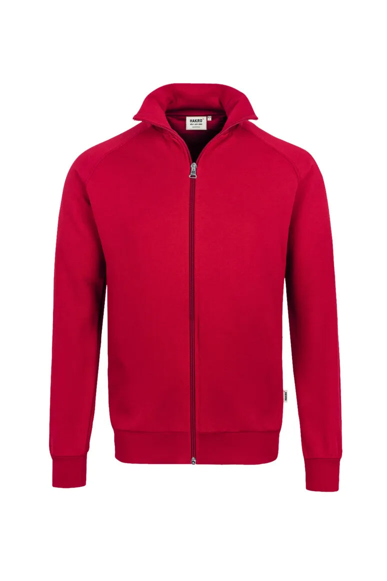 Hakro Sweatjacke Premium Herren rot Front