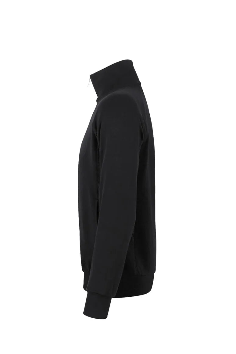 Hakro Sweatjacke Premium Herren schwarz Seite
