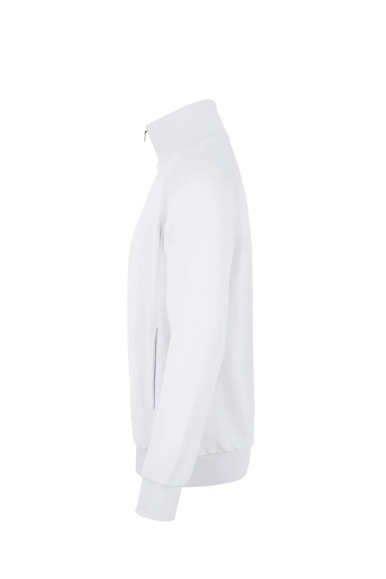 Hakro Sweatjacke Premium Herren weiss Seite