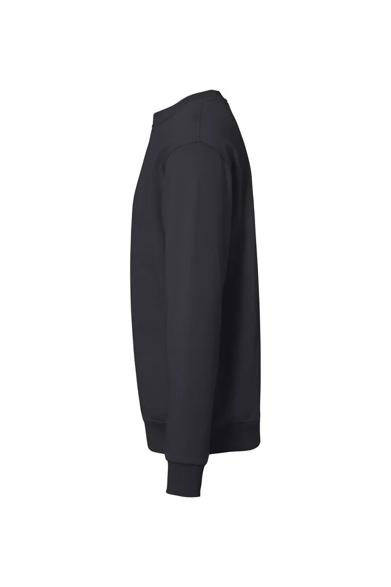 Hakro Sweatshirt Bio-Baumwolle Unisex karbongrau Seite