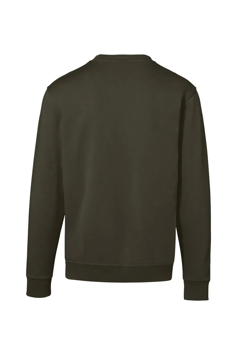 Hakro Sweatshirt Bio-Baumwolle Unisex olive Rücken