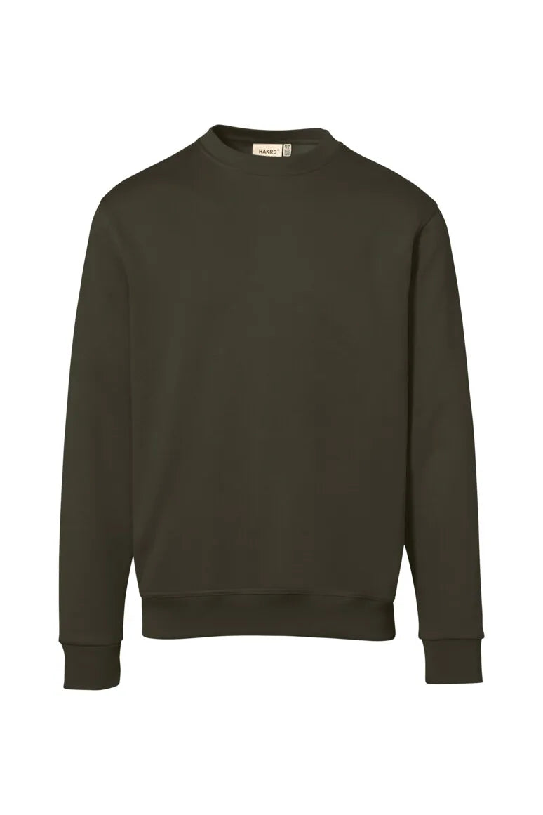 Hakro Sweatshirt Bio-Baumwolle Unisex olive Front
